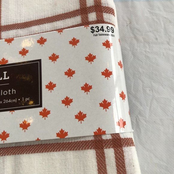 Robert Stanley ➖Tablecloth 60x104 inch Fall Plaid ▪️Any Occasion - Picture 7 of 12